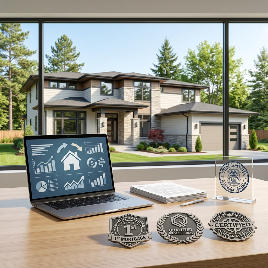 How to qualify for a conventional 1st mortgage in Michigan