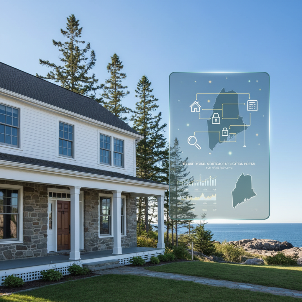 Secure Digital Mortgage Application Portal for Licensed Maine Residents