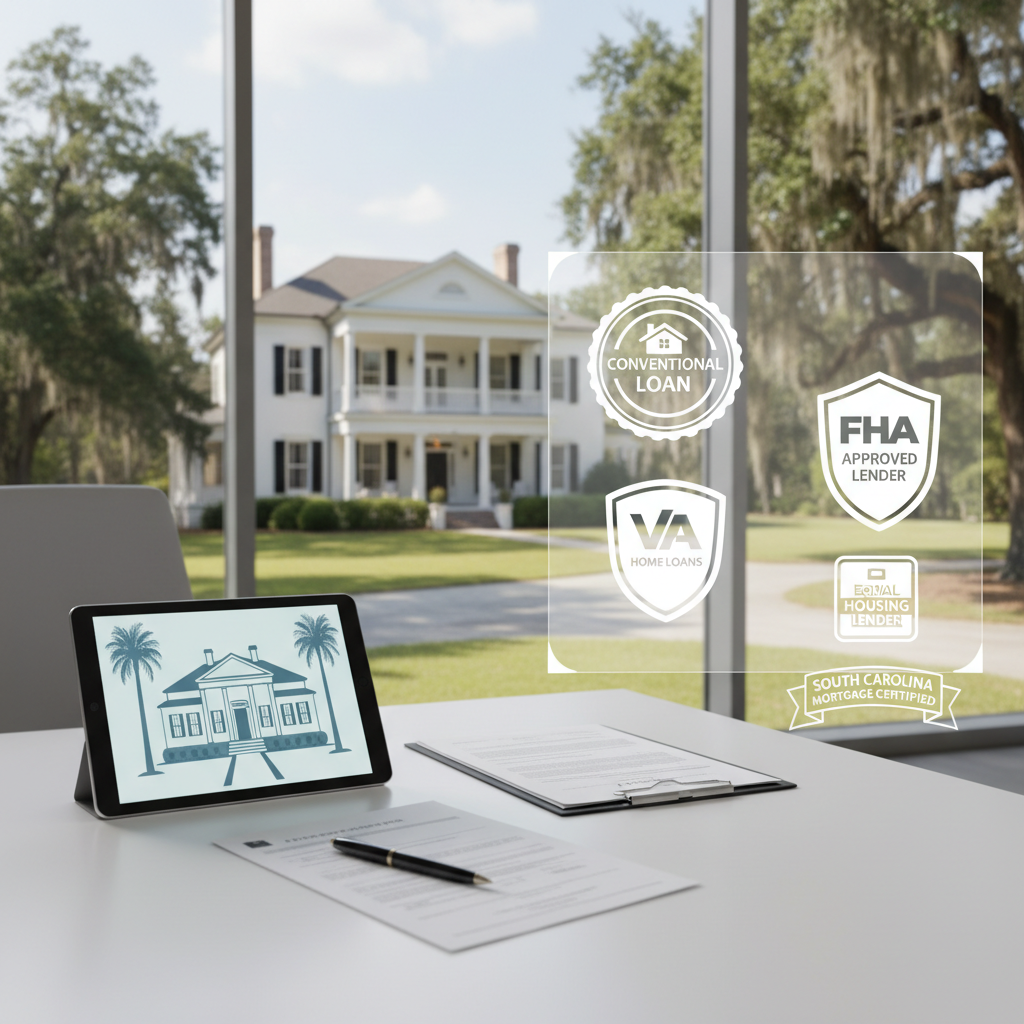 Applying for a conventional 1st mortgage in South Carolina