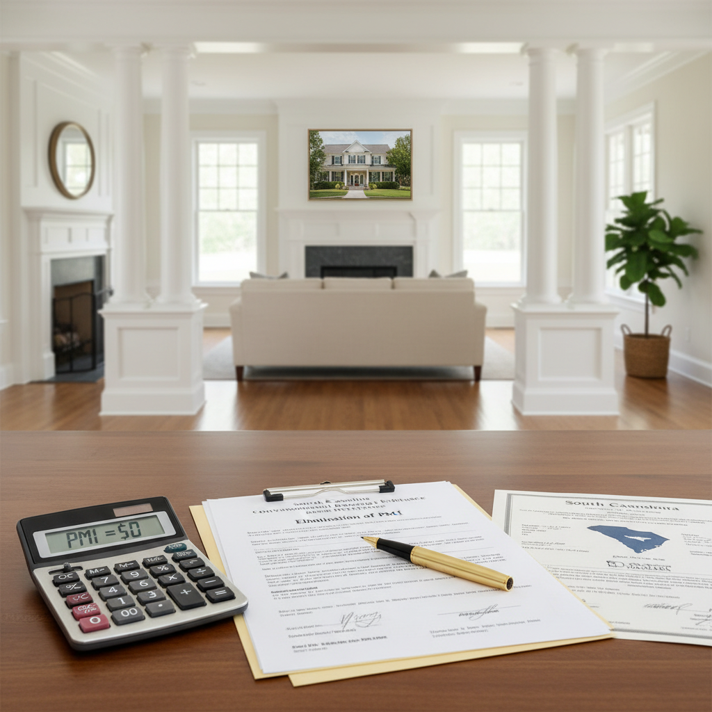 Eliminating PMI with a South Carolina conventional 1st mortgage refinance