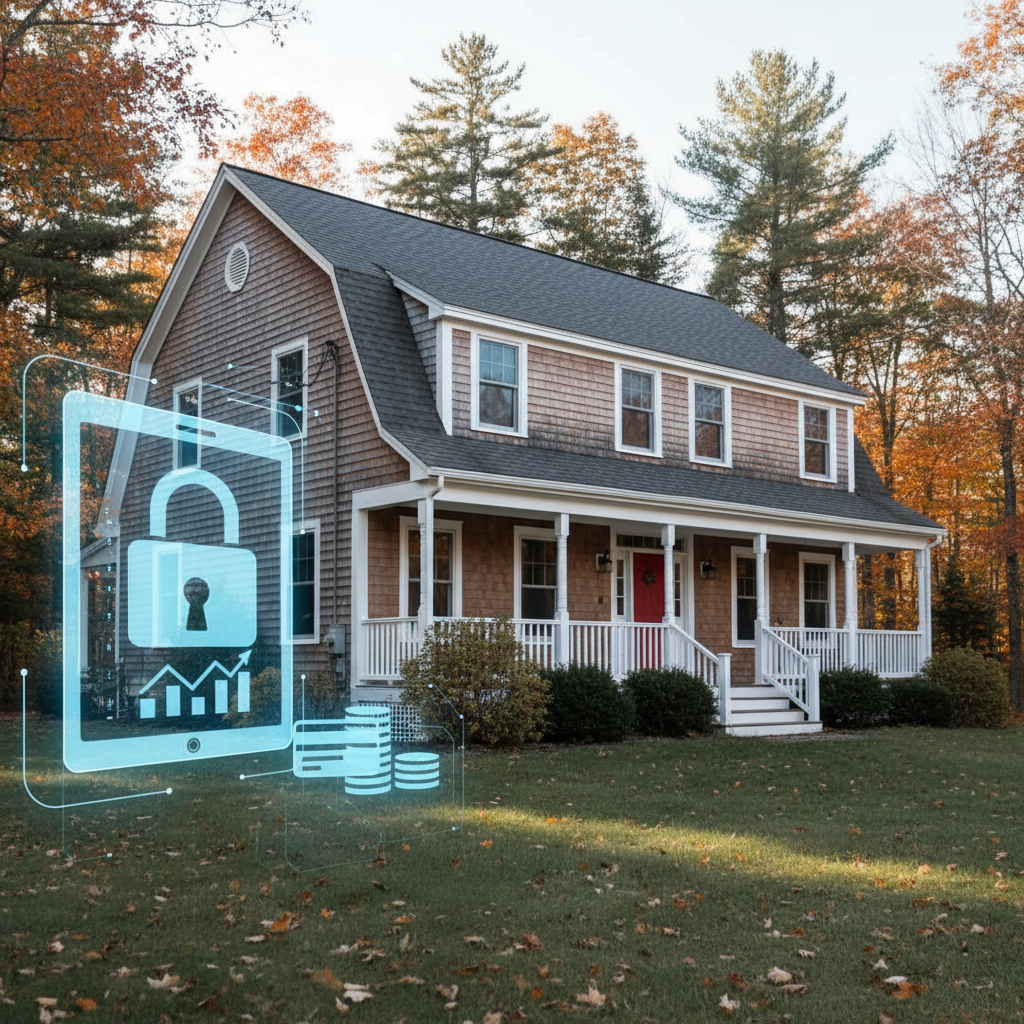 Secure digital mortgage application portal for Maine residents