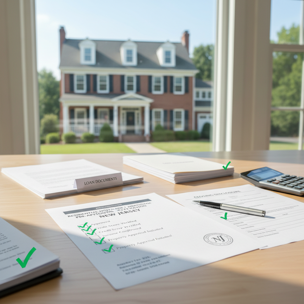 Residential mortgage pre-approval application New Jersey