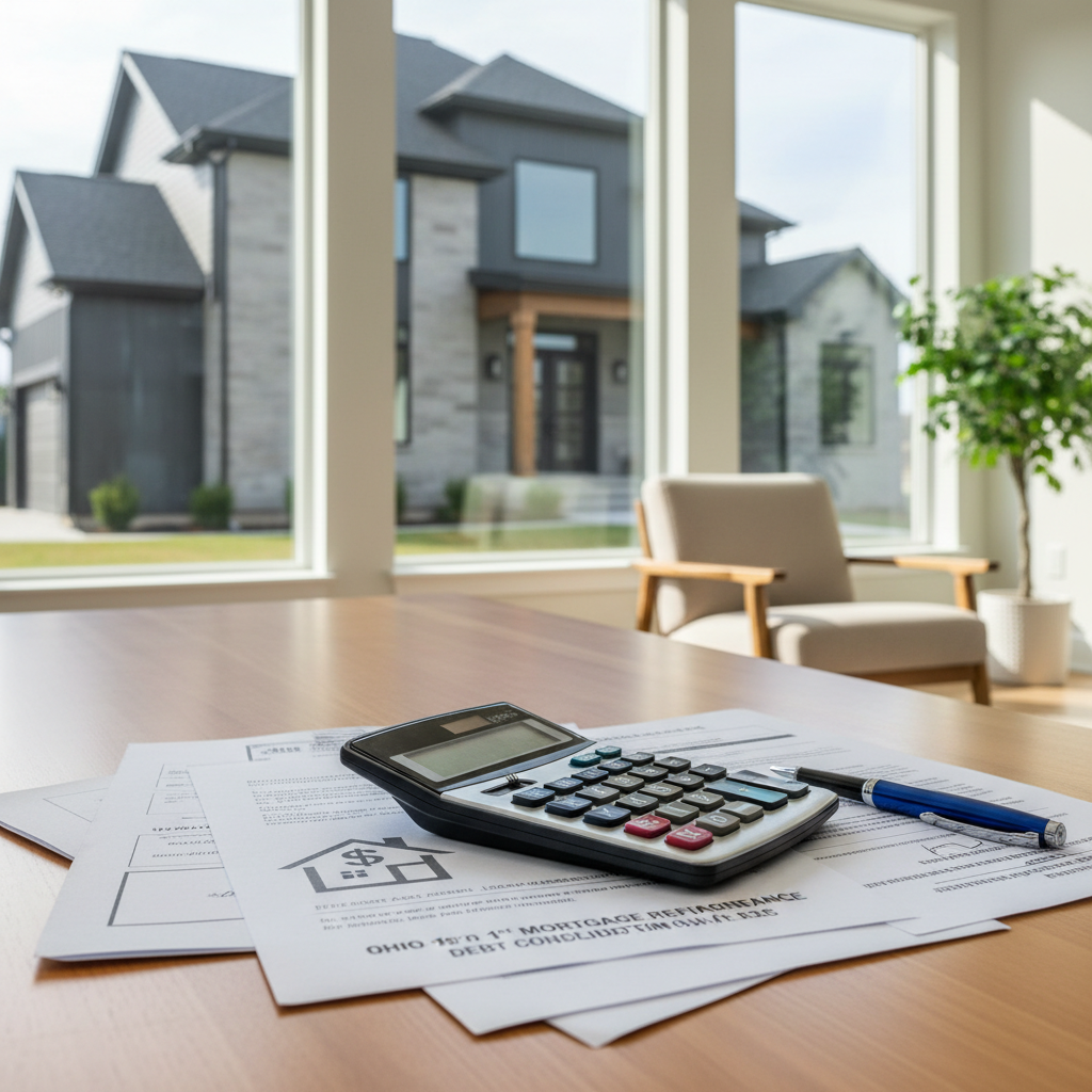 Consolidating high-interest debt with a Ohio 1st mortgage refinance