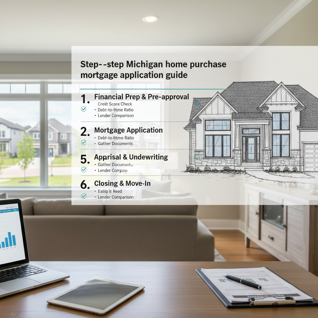 Step-by-step Michigan home purchase mortgage application guide