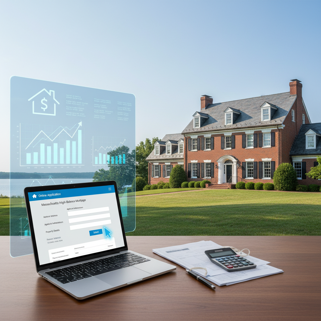 Online application for Massachusetts high-balance mortgages