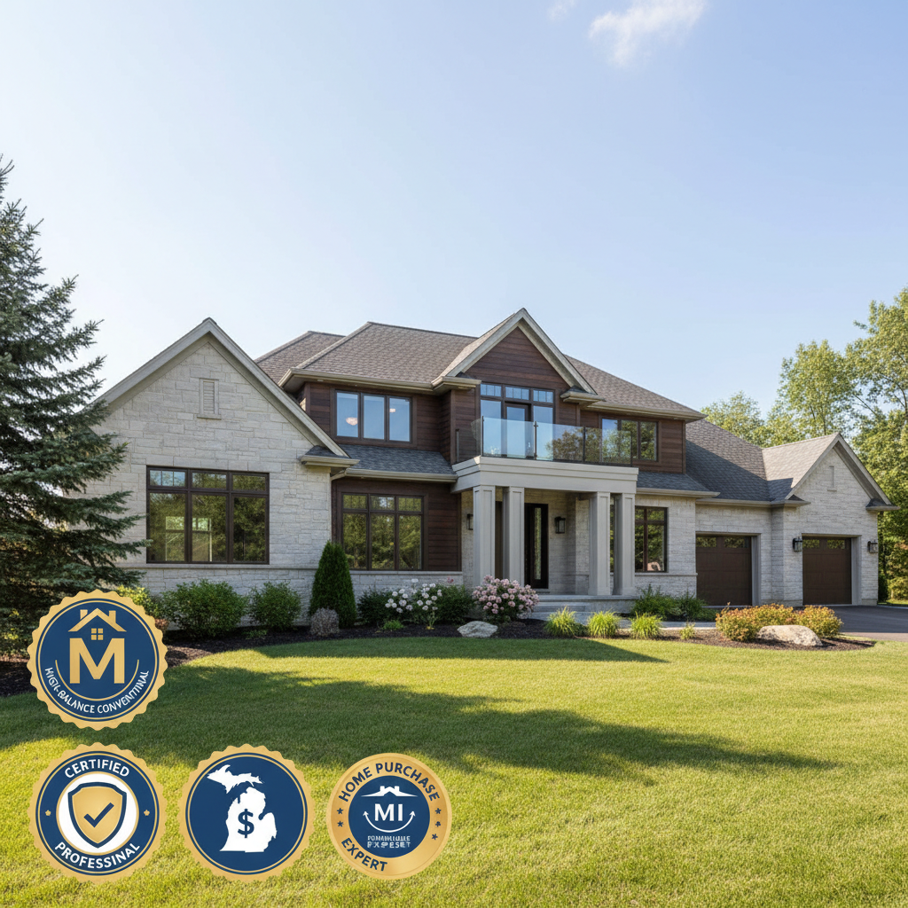High-balance conventional purchase mortgage in Michigan