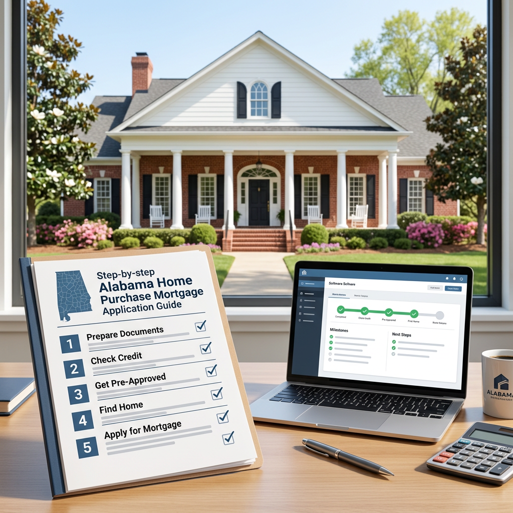 Step-by-Step Guide to Applying for a Home Purchase Mortgage in Alabama