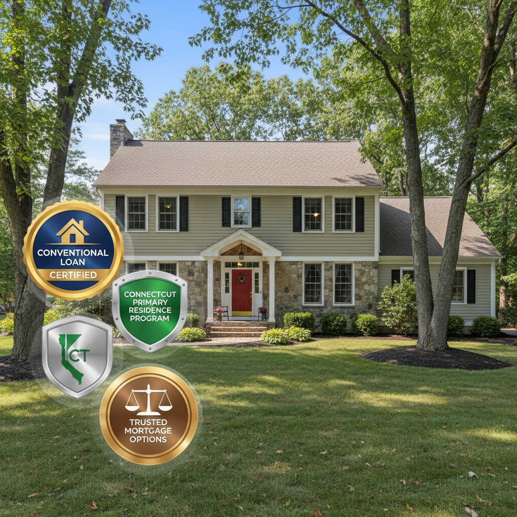 Conventional mortgage options for buying a primary home in Connecticut
