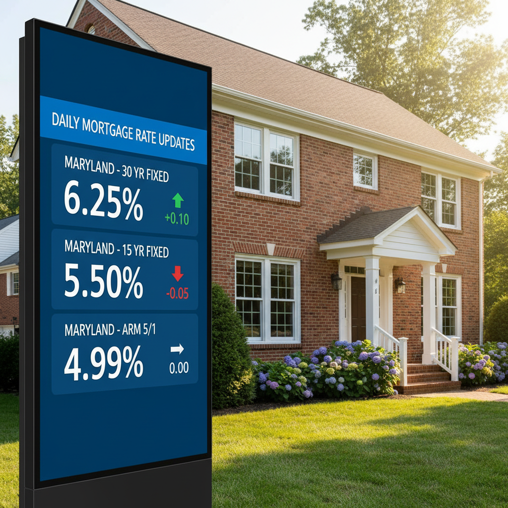 Current Mortgage Rates and Tips for Maryland Homebuyers