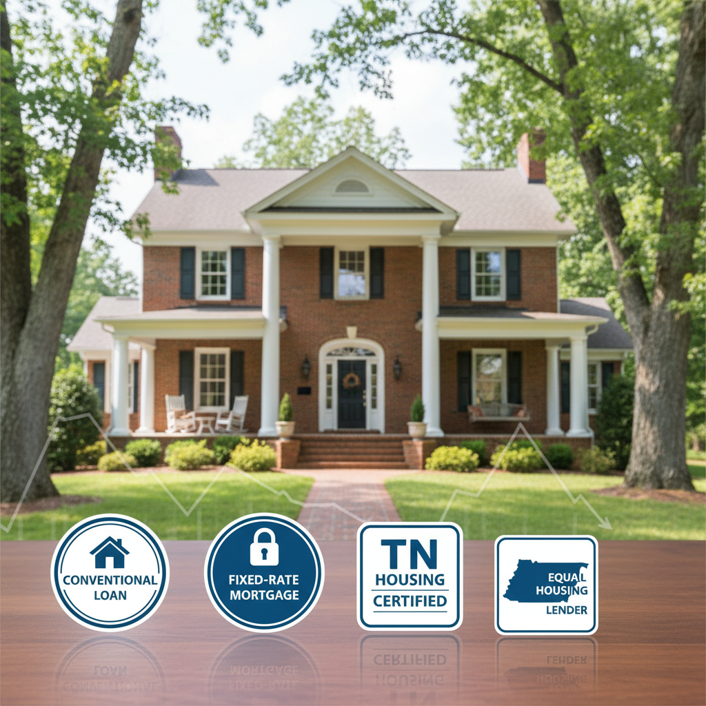 Current Tennessee conventional mortgage rates for home buyers