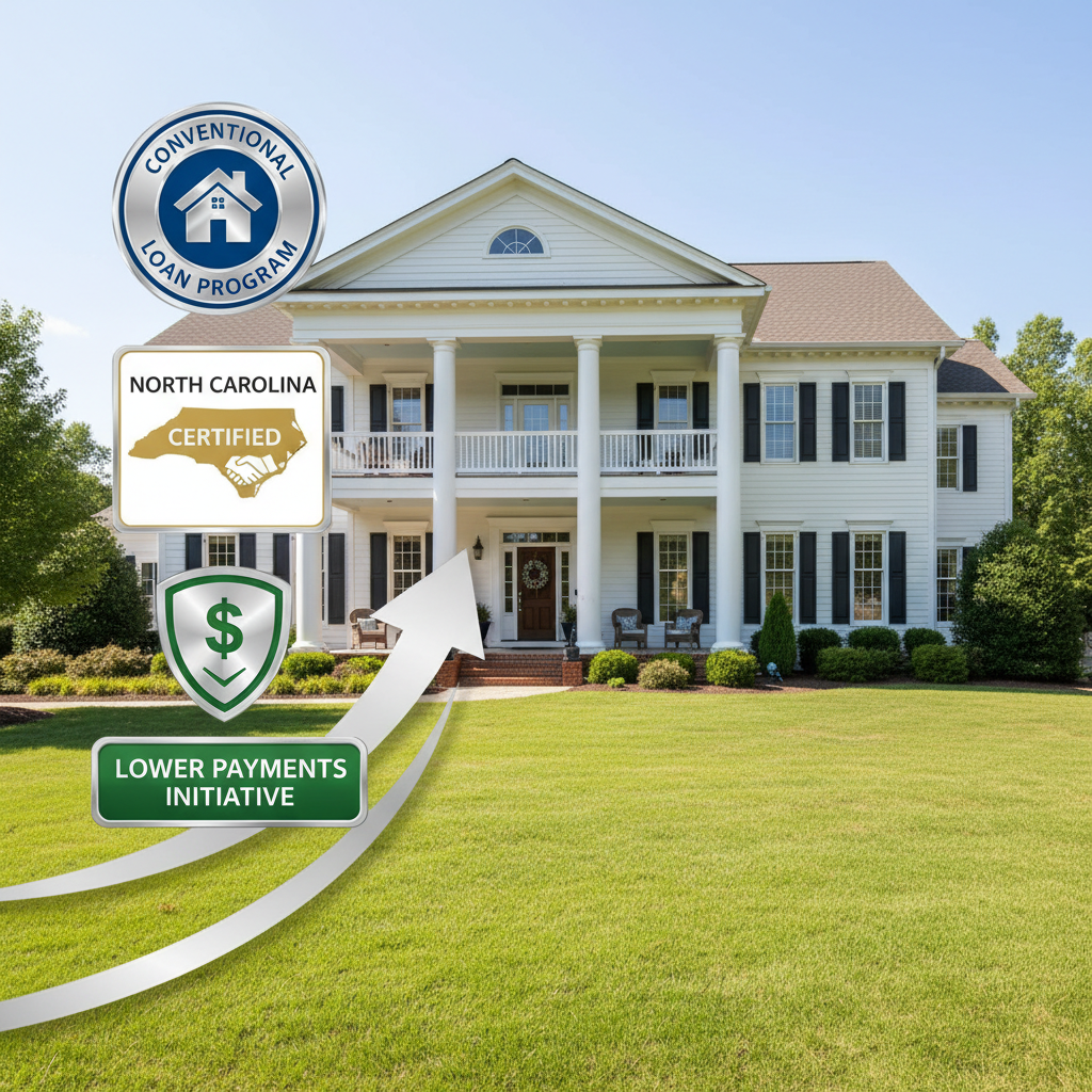 Lowering monthly payments with a North Carolina conventional refinance