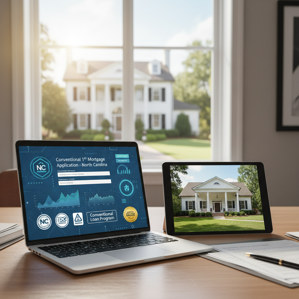 Applying for a conventional 1st mortgage in North Carolina