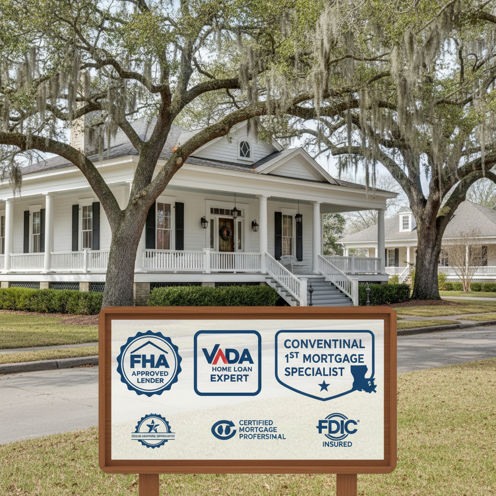 Applying for a conventional 1st mortgage in Louisiana