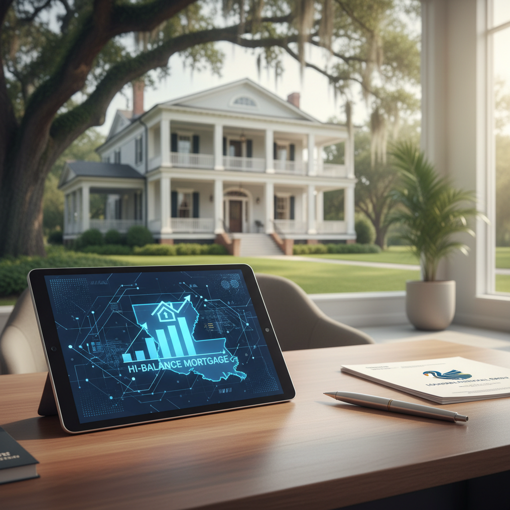 Online Application for High-Balance Mortgages in Louisiana