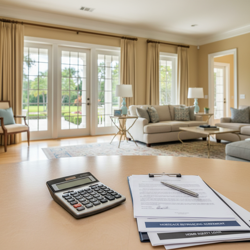 Directly funded Florida residential mortgage refinancing