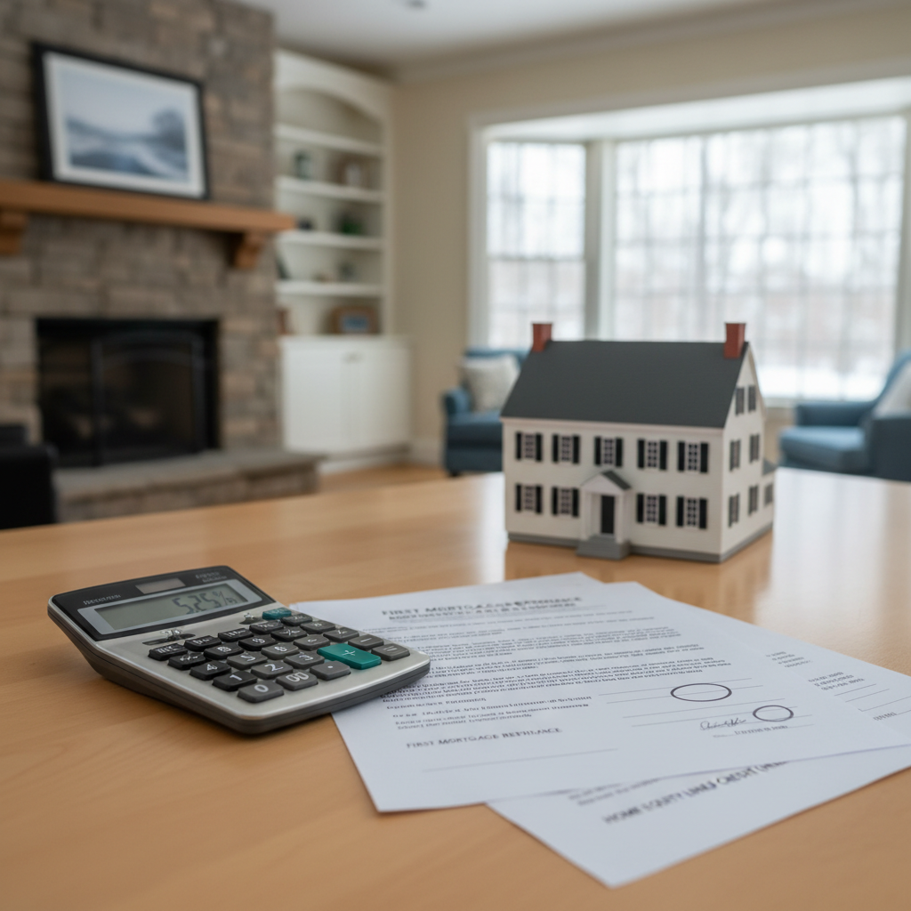 Why New Hampshire Homeowners with Strong Credit Choose 1st Mortgage Refinance over HELOC