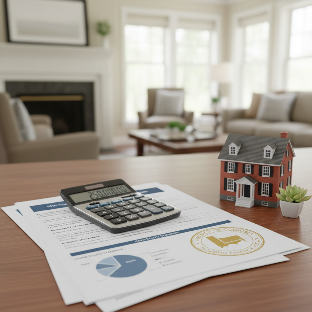 District of Columbia mortgage application for refinance