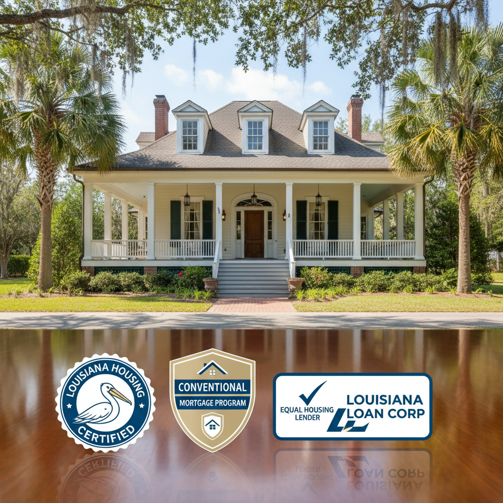 Conventional mortgage options for buying a primary home in Louisiana