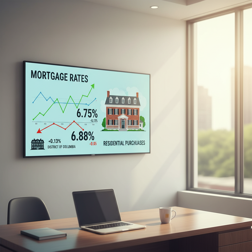 Mortgage Rate Locks for Prime Borrowers in the District of Columbia
