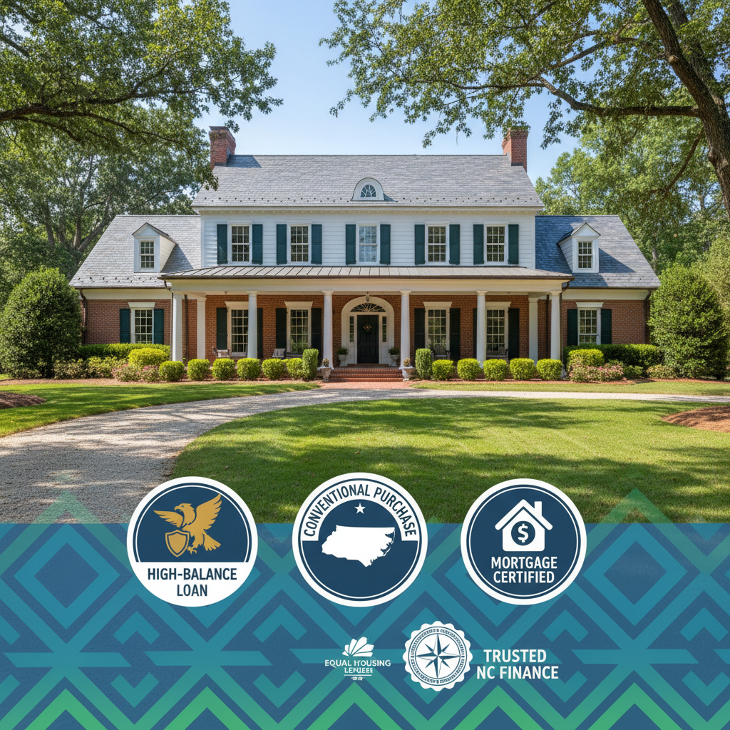 High-balance conventional purchase mortgage in North Carolina