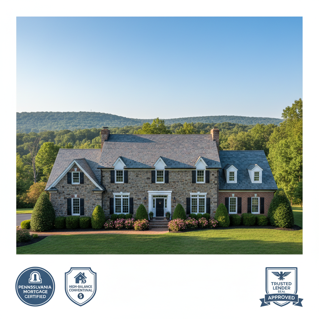 High-balance conventional purchase mortgage in Pennsylvania