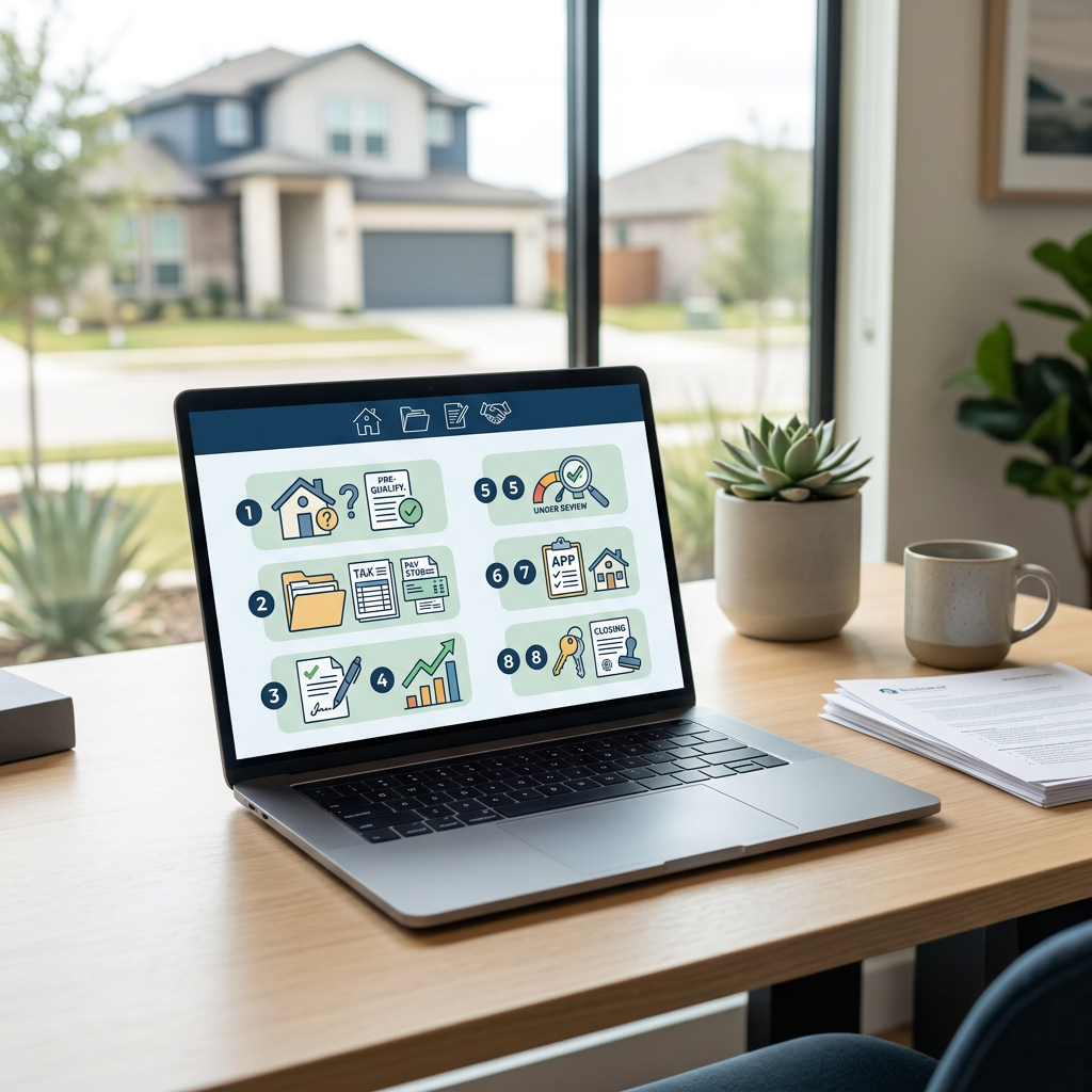 Step-by-step Texas home purchase mortgage application guide