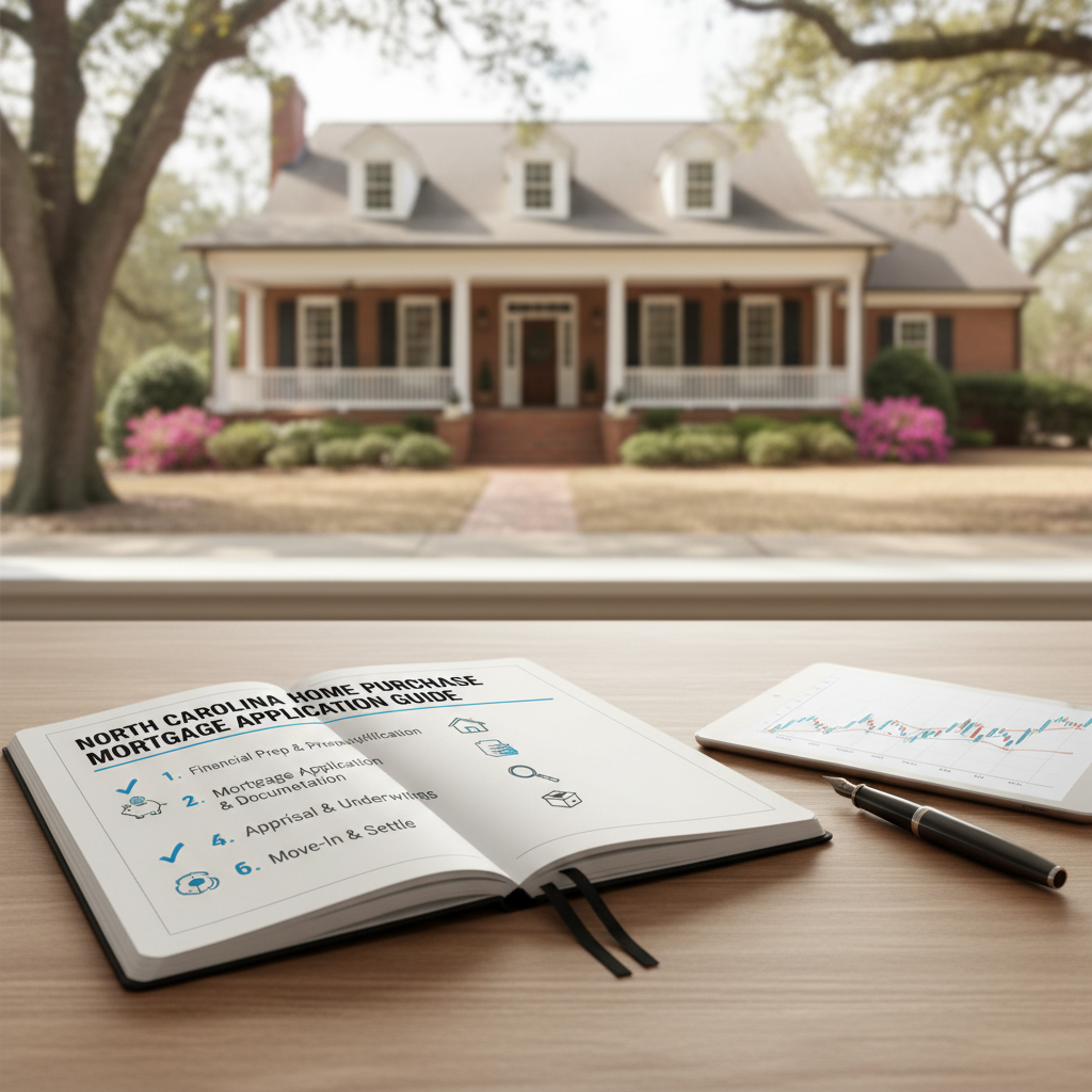 Step-by-step North Carolina home purchase mortgage application guide