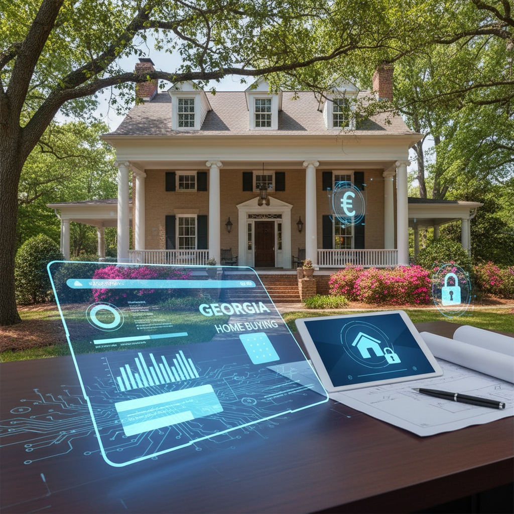 Electronic mortgage application for Georgia home buying
