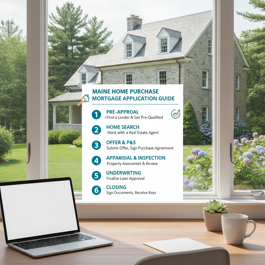 Maine Home Purchase Mortgage Application Guide for Credit-Qualified Borrowers