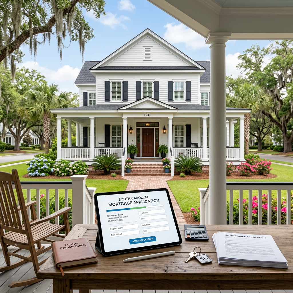 Digital mortgage application for South Carolina primary homes