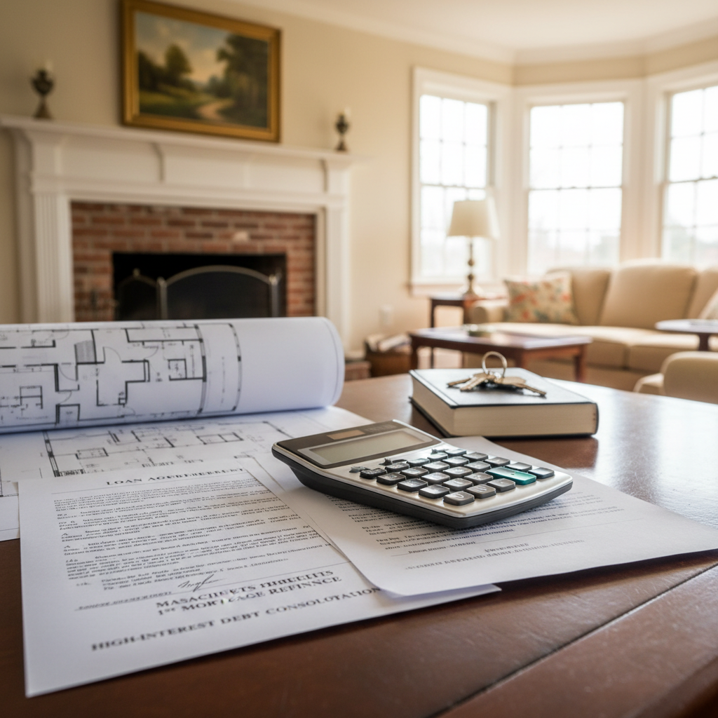 Consolidating high-interest debt with a Massachusetts 1st mortgage refinance