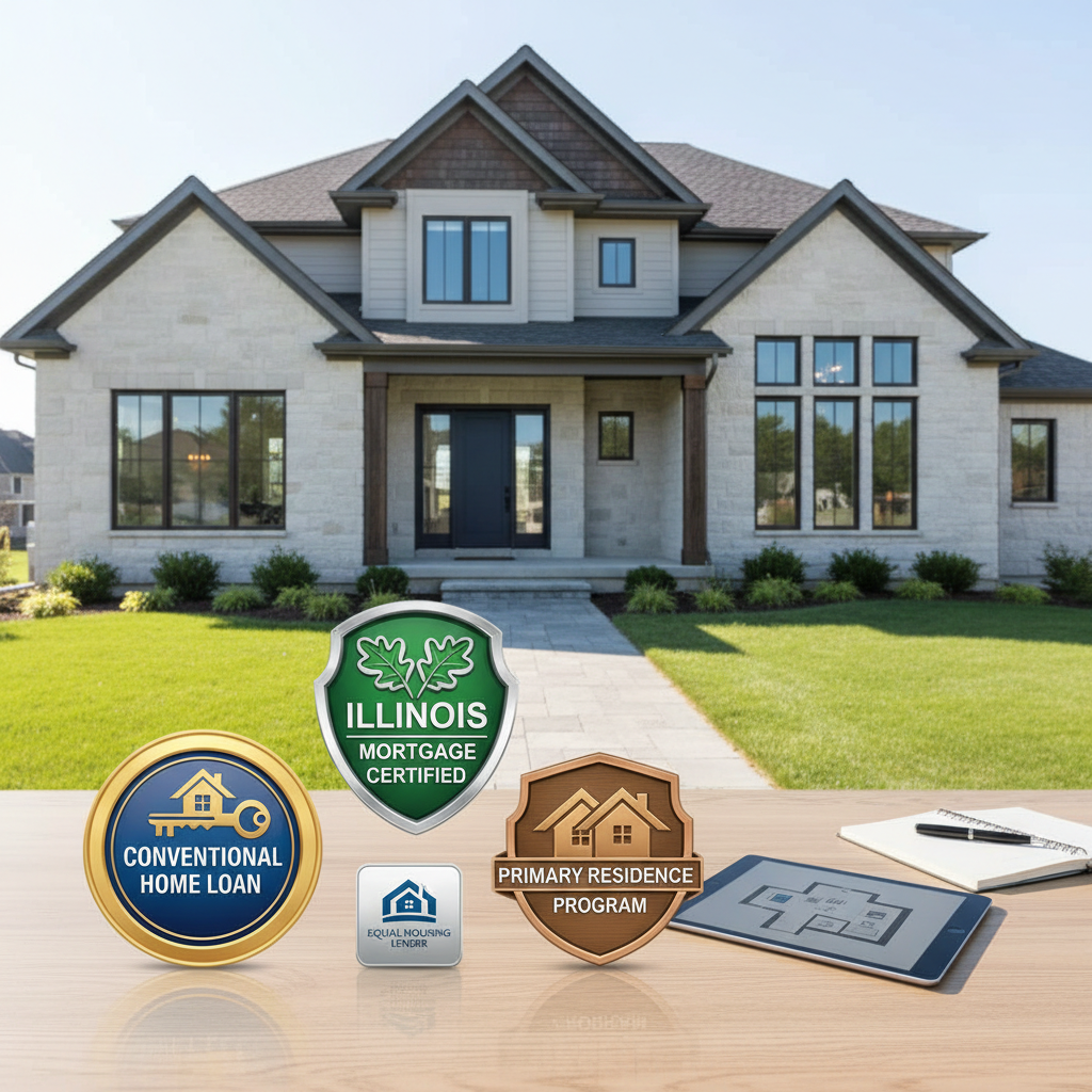Conventional mortgage options for buying a primary home in Illinois