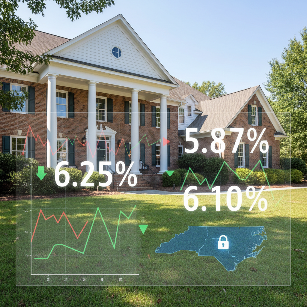 Mortgage rate locks for North Carolina residential purchases