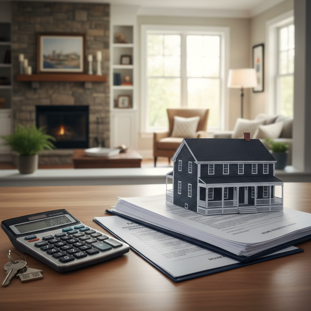 Directly funded Maine residential mortgage refinancing
