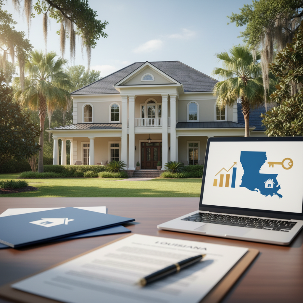 Qualified mortgage application for Louisiana residential property