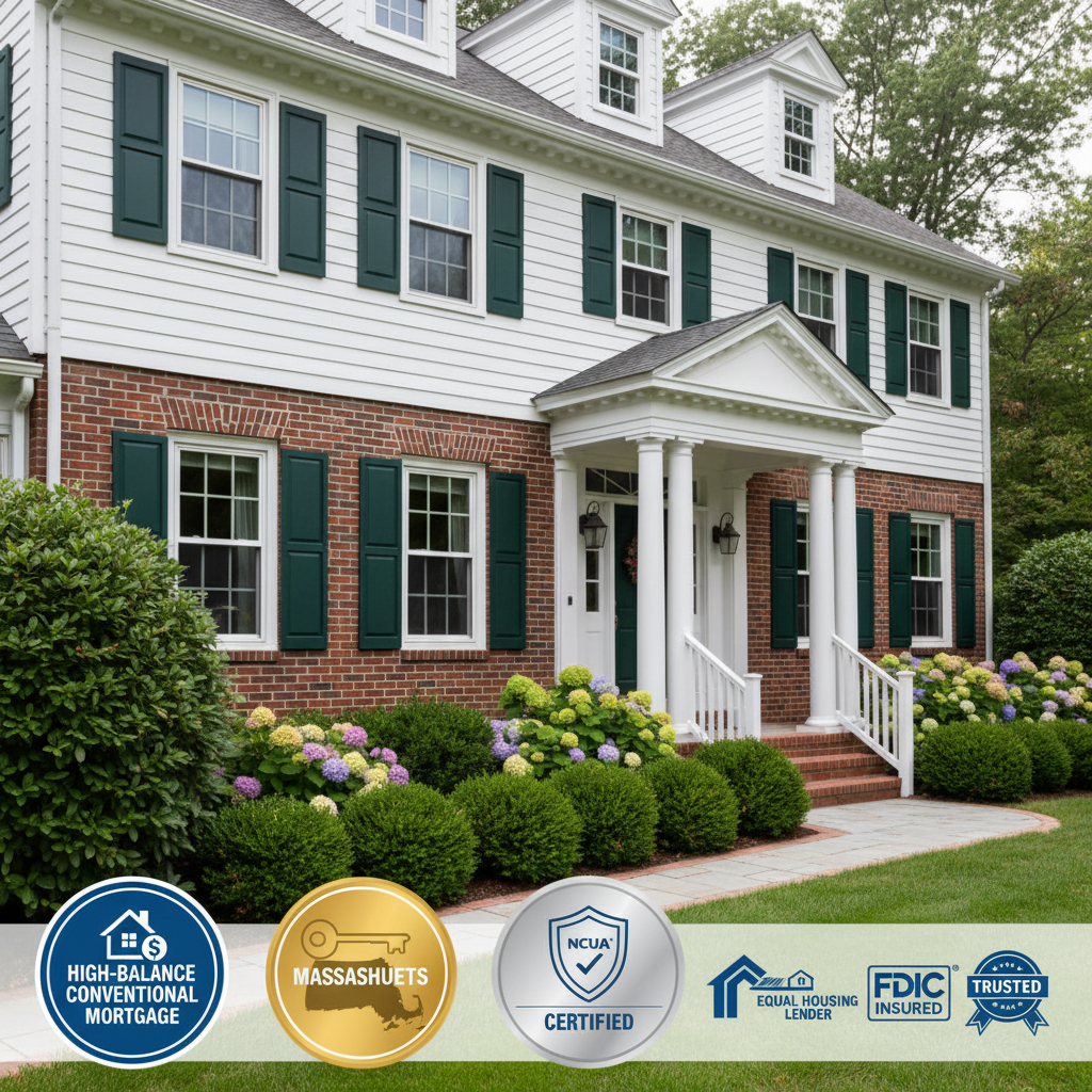 High-balance conventional purchase mortgage in Massachusetts