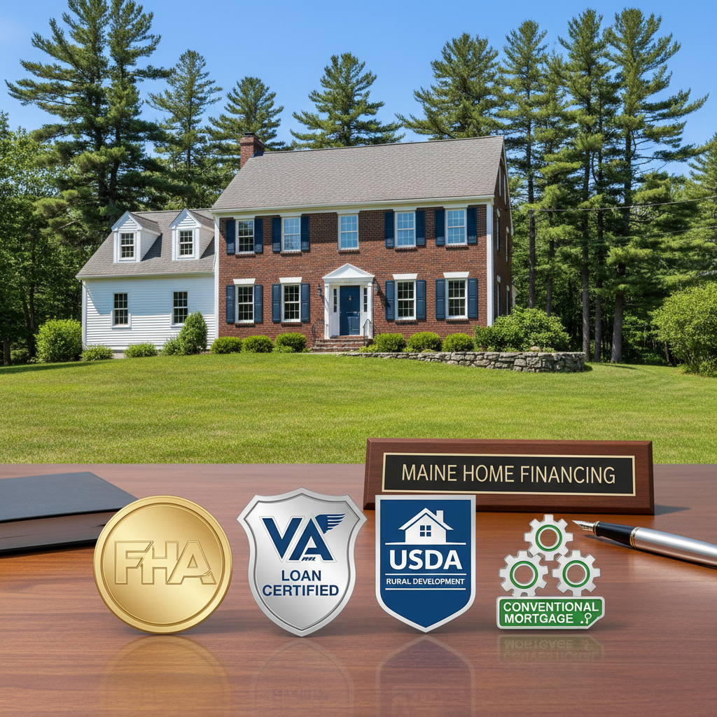 Conventional mortgage options for buying a primary home in Maine