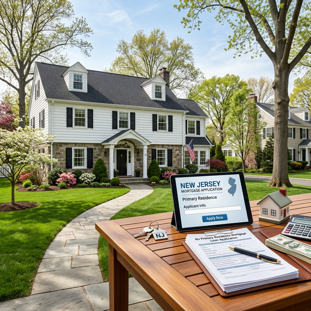 Apply for a primary residence mortgage in New Jersey
