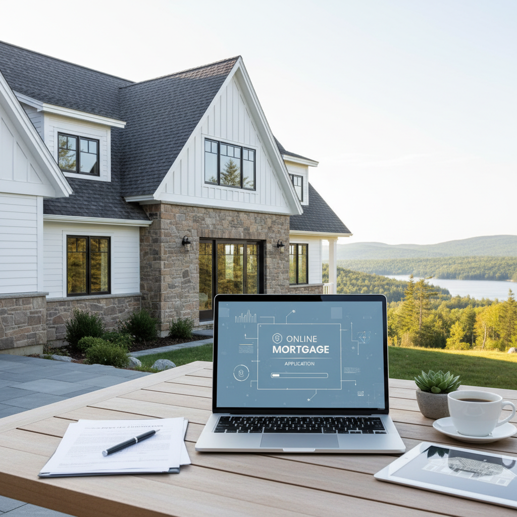 Online mortgage application Maine
