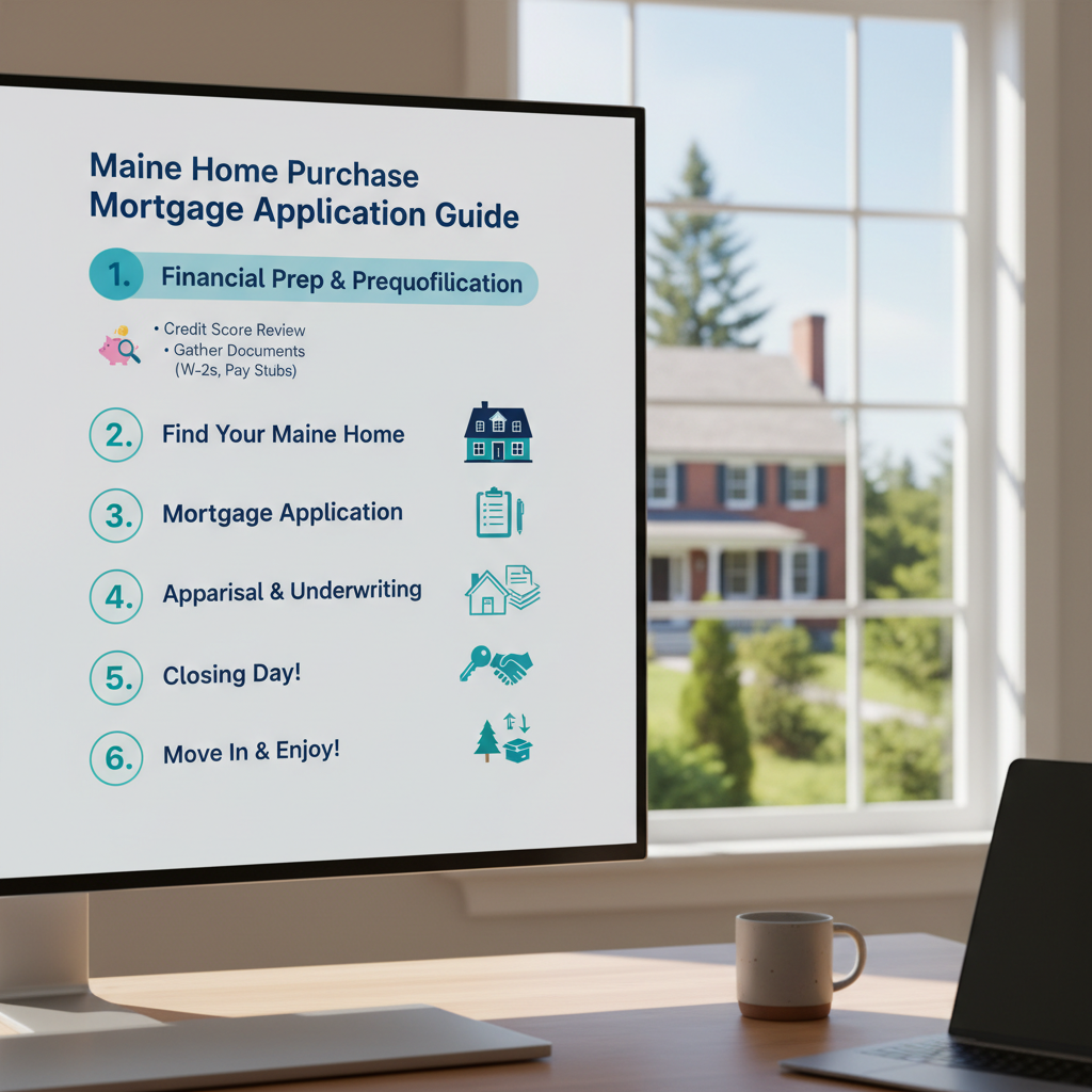 Maine Mortgage Application Guide for Credit-Qualified Buyers