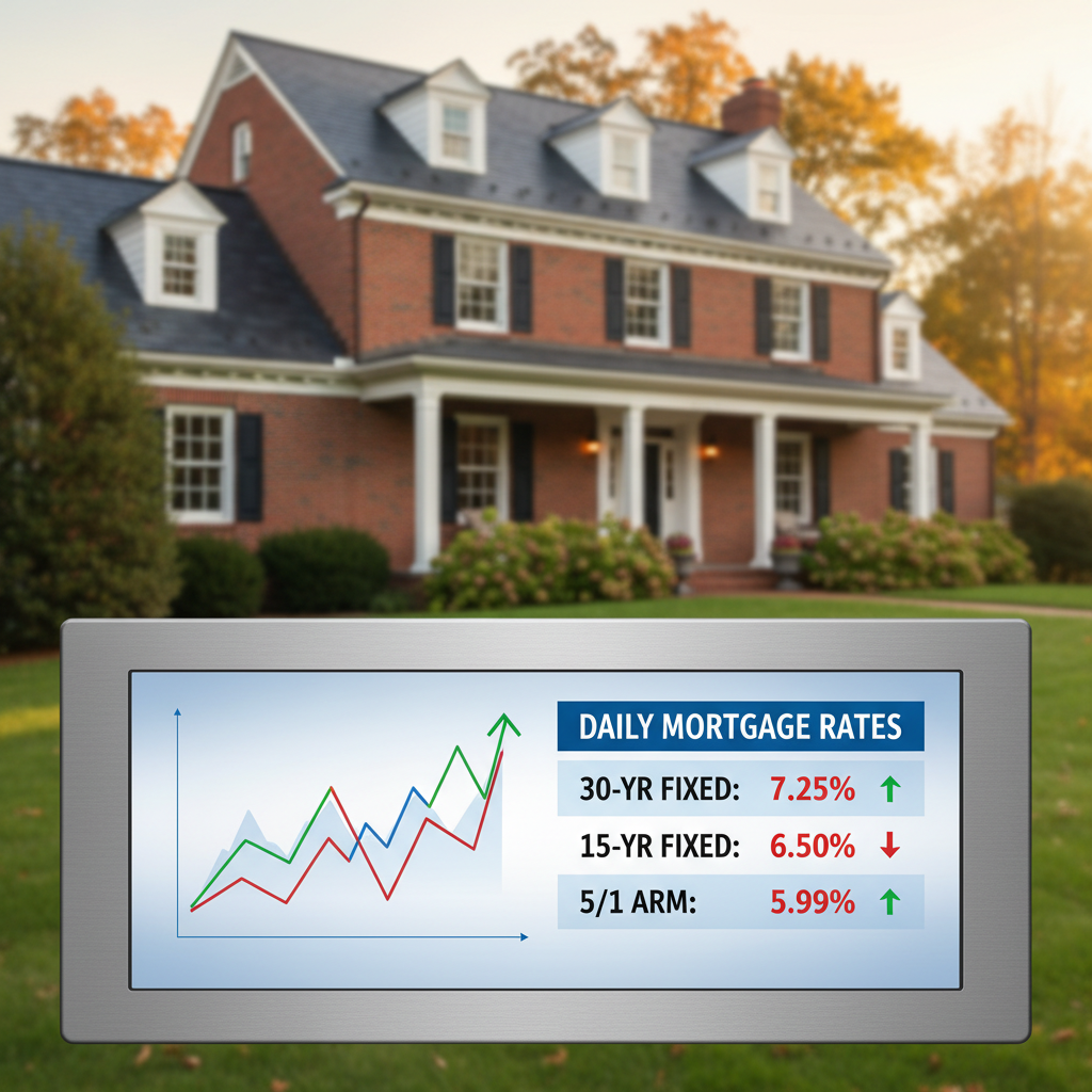 Daily mortgage rate updates for New York home transactions