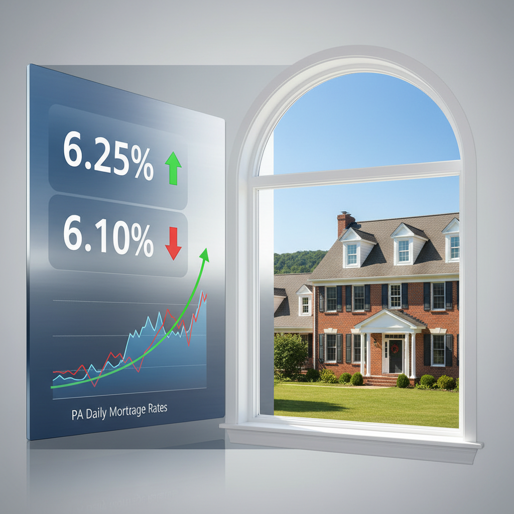 Daily mortgage rate updates for Pennsylvania home transactions