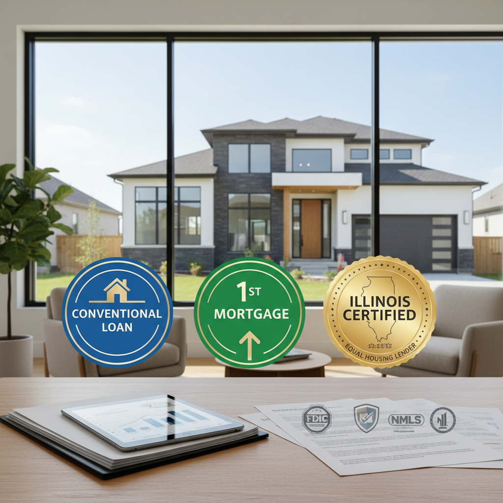 Applying for a Conventional First Mortgage in Illinois: A Guide for Credit-Qualified Borrowers