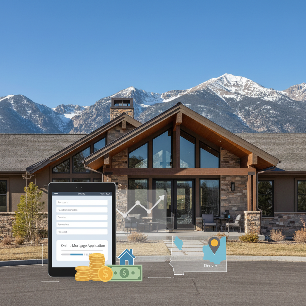 Easy online mortgage application for Colorado residents
