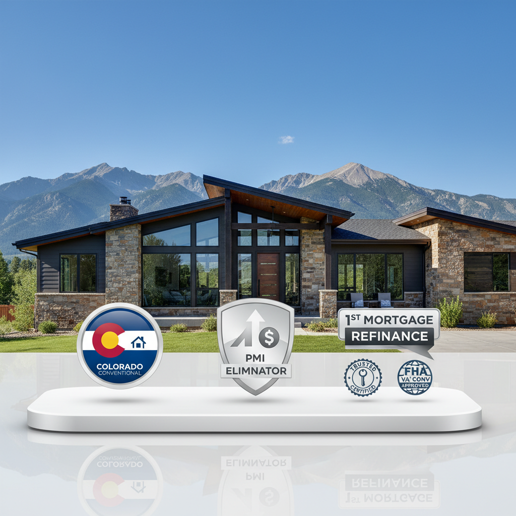 Eliminating PMI with a Colorado conventional 1st mortgage refinance