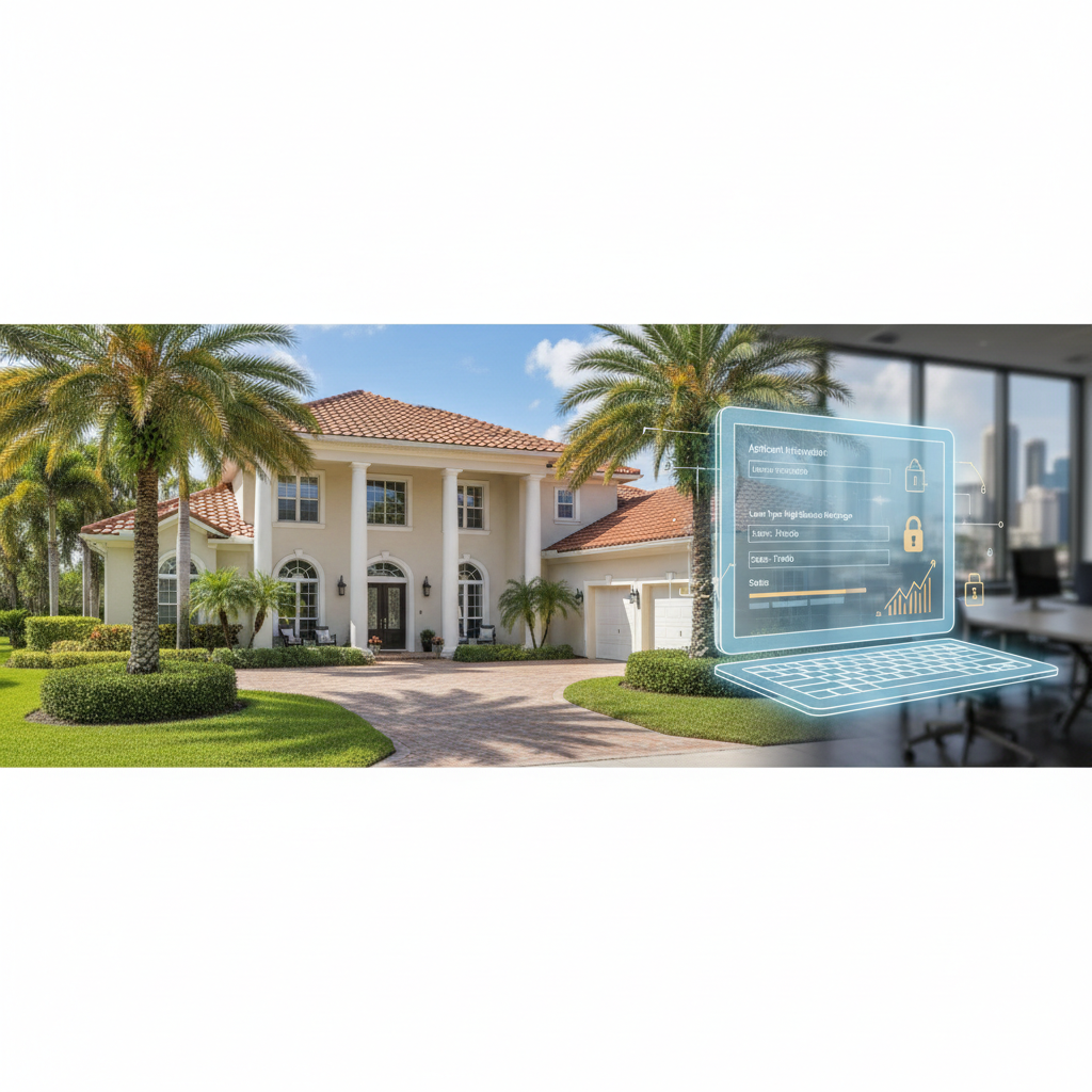 Online application for Florida high-balance mortgages