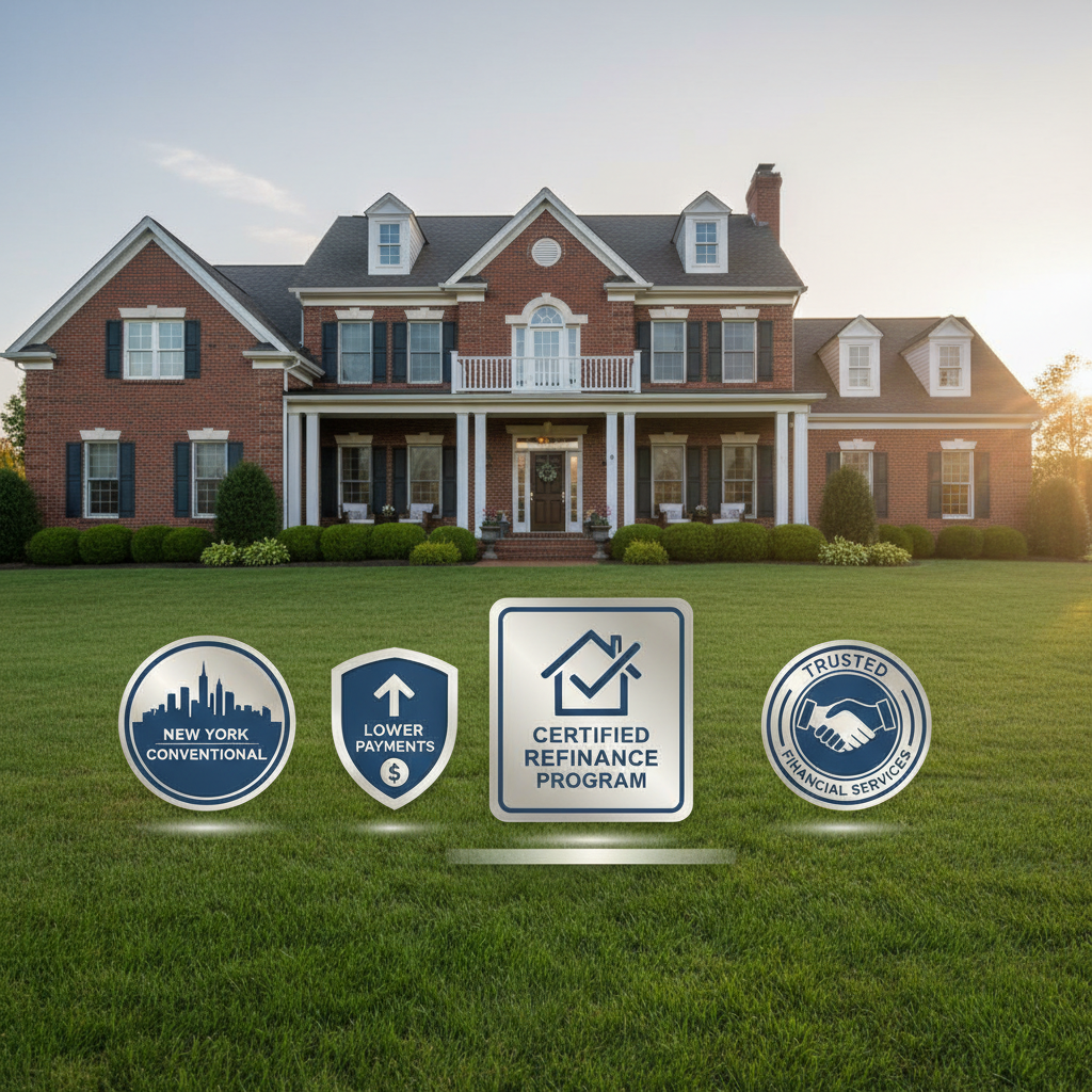 Lowering monthly payments with a New York conventional refinance