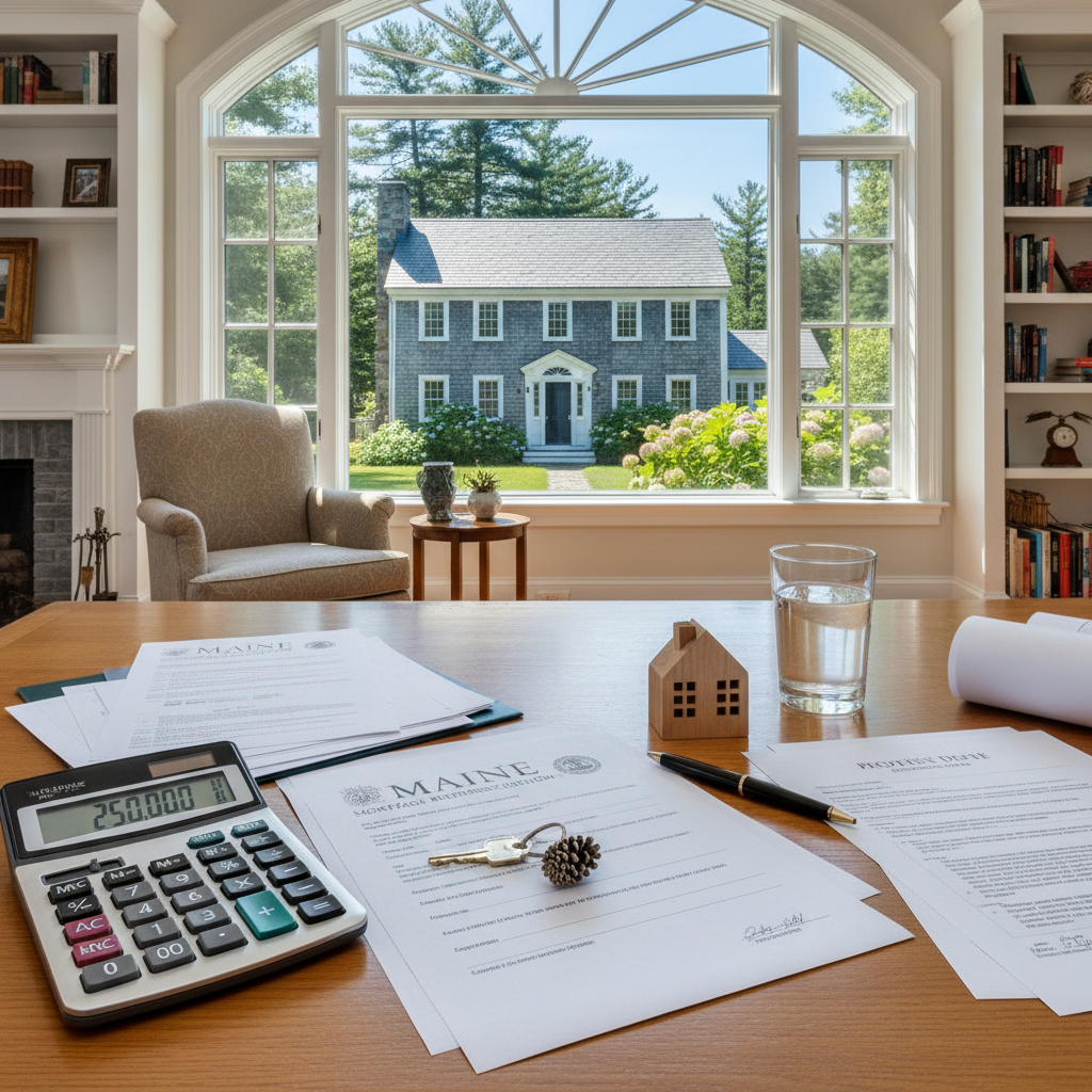 Apply for a Maine cash-out refinance mortgage
