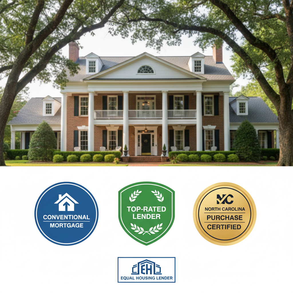 Top-rated conventional mortgage lenders for North Carolina purchase