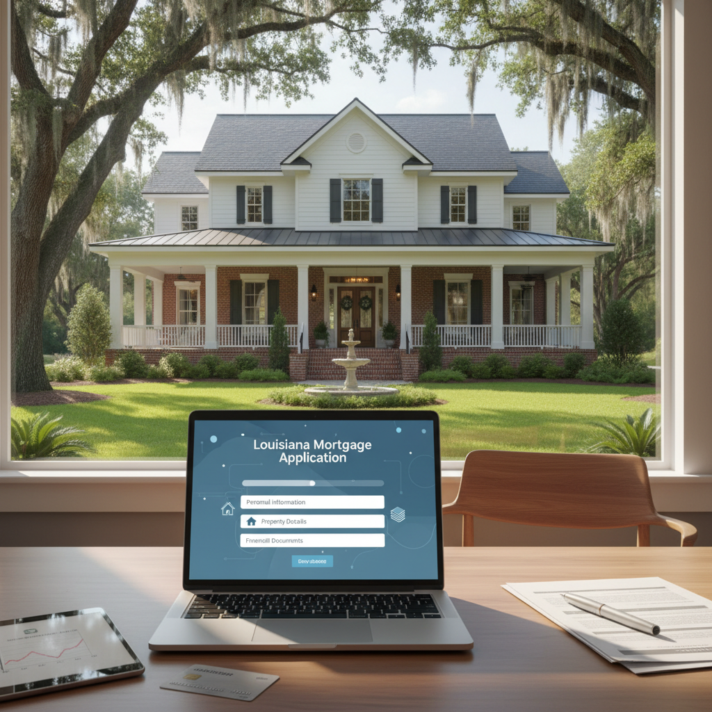 Online Mortgage Application: A Guide for Louisiana Homebuyers